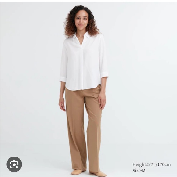 Uniqlo White Blouse - Picture 2 of 3